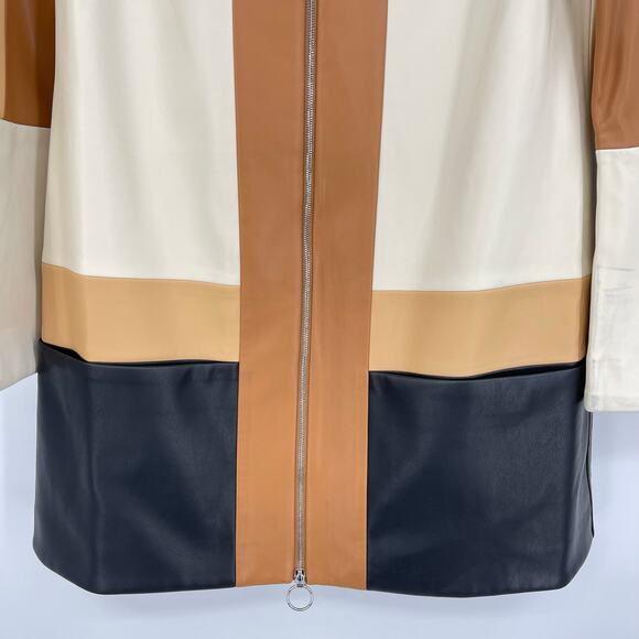 Alexis | NWT Cameron Dress in Multi Patchwork Faux Leather Shift AS IS M - Picture 8 of 16